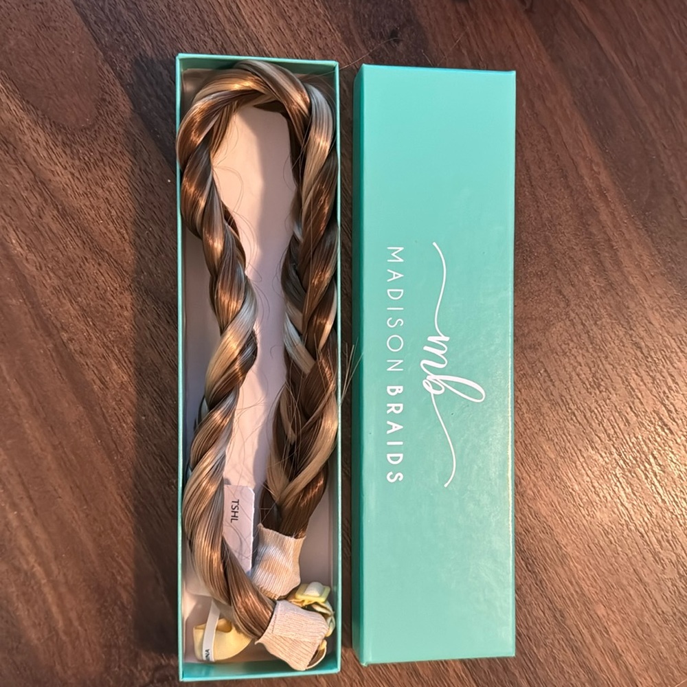 New Ashley Madison two strand highlighted braid
